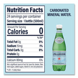 S. Pellegrino® Sparkling Water Bottles, Unflavored, 16.9 oz Bottle, 24/Carton (GRR22002683) Case of 24