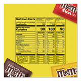 M & M's® Milk Chocolate, Peanut and Peanut Butter Fun Size Variety Pack, Assorted Flavors, Individually Wrapped, 90 Pieces (GRR22002630) Each