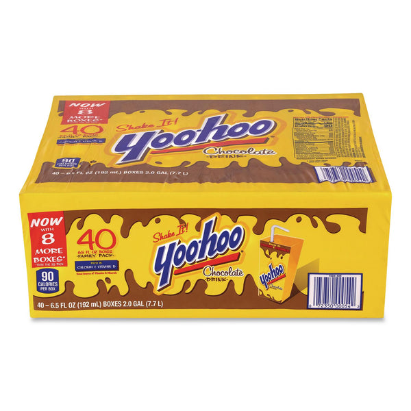Yoo-hoo® Chocolate Drink Boxes, Chocolate, 6.5 oz Box, 40/Carton (GRR22002682) Case of 40