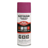 Rust-Oleum® Industrial Choice 1600 System Multi-Purpose Enamel Spray Paint, Gloss Purple, 12 oz Aerosol Can, 6/Carton (RST1670830) Case of 6