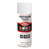 Rust-Oleum® Industrial Choice 1600 System Multi-Purpose Enamel Spray Paint, Flat White, 12 oz Aerosol Can, 6/Carton (RST1690830V) Case of 6