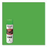 Rust-Oleum® Industrial Choice M1600 System Solvent-Based Precision Line Marking Paint, Flat Fluorescent Green, 17 oz Aerosol Can, 12/CT (RST203023V) Case of 12