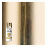 Rust-Oleum® Metallic Spray Paint, Metallic Gold, 11 oz Aerosol Can, 6/Carton (RST340647) Case of 6
