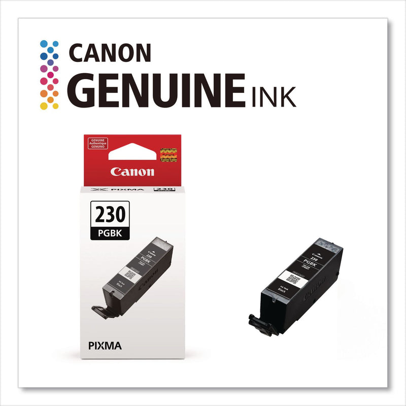 Canon® 6673C001 (PGI-230) Ink, 600 Page-Yield, Pigment Black (CNM6673C001) Each