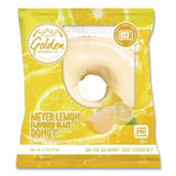 Golden Dough Foods Meyer Lemon Glazed Donut, Lemon, 2.7 oz Individually Wrapped, 7 Donuts/Carton (GRR30700396) Case of 7