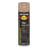 Rust-Oleum® Hard Hat High Performance V2100 System Rust Preventive Enamel Spray Paint, Gloss Tan, 15 oz Aerosol Can, 6/Carton (RSTV2171838) Case of 6