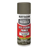Rust-Oleum® Self Etching Primer, Flat Dark Green, 12 oz Aerosol Can, 6/Carton (RST249322) Case of 6