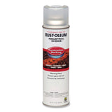 Rust-Oleum® Industrial Choice M1400 System Water-Based Construction Marking Paint, Gloss Clear, 17 oz Aerosol Can, 12/Carton (RST264693) Case of 12