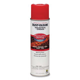 Rust-Oleum® Industrial Choice M1400 System Water-Based Construction Marking Paint, Gloss Safety Red, 17 oz Aerosol Can, 12/Carton (RST264696) Case of 12