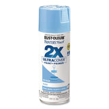 Rust-Oleum® Painter's Touch 2X Ultra Cover Spray Paint, Gloss Spa Blue, 12 oz Aerosol Can, 6/Carton (RST334045) Case of 6