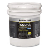 Rust-Oleum® High Performance ROC Acrylic Direct to Metal Paint, Flat Black, 5 gal Bucket/Pail (RST340664) Each