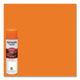 Rust-Oleum® Industrial Choice M1400 System Water-Based Construction Marking Paint, Gloss Fluorescent Orange, 17 oz Aerosol Can, 12/Carton (RST264697) Case of 12