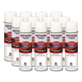 Rust-Oleum® Industrial Choice M1400 System Water-Based Construction Marking Paint, Gloss White, 17 oz Aerosol Can, 12/Carton (RST264692CT) Case of 12