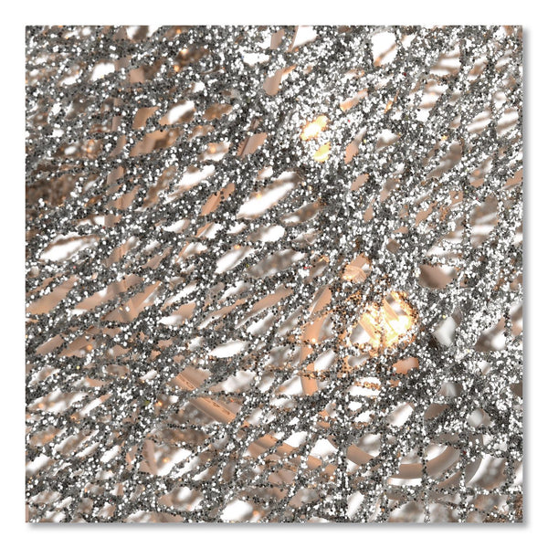 National Tree Company® Silver Angel Decor, AC Powered, Cool White LED Lights, 24" x 30 "x 48", Silver (NTTDF070005U) Each