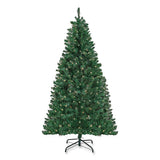 National Tree Company® Pre-Lit Acacia Tree, 37" x 37" x 70.8", Green Tree, Green Tree Stand (NTTAC10030860) Each