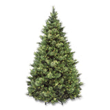 National Tree Company® Pre-Lit Carolina Pine Tree, 58" x 58" x 84", Green Tree, Green Tree Stand (NTTCAP330670) Each