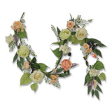 National Tree Company® Rose and Lavender Spring Garland, 72" Long, Pink (NTTDS69S21G7504) Each