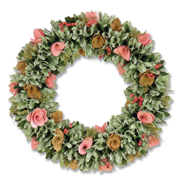 National Tree Company® Spring Pastel Floral Wreath, 18" x 18" x 3.93", Assorted Colors (NTTEG79C0121181) Each