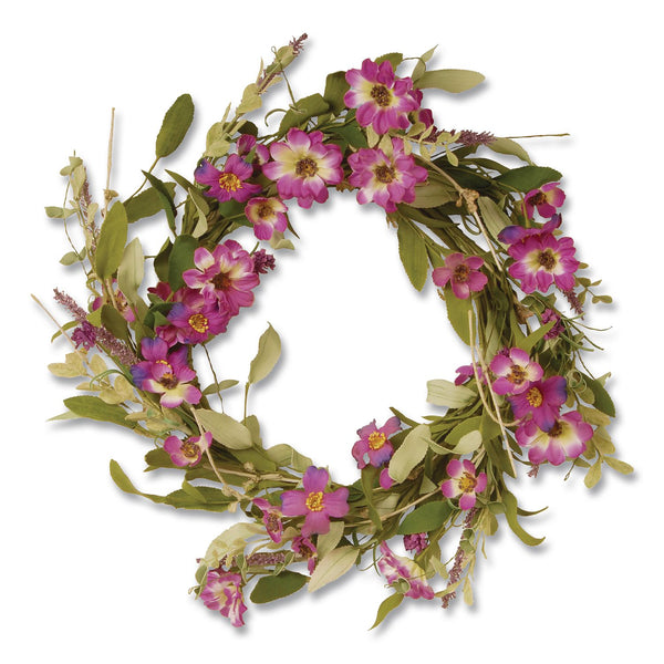 National Tree Company® Garden Accents Purple Daisy Wreath, 20" x 3", Purple (NTTGAF3020WDLP) Each