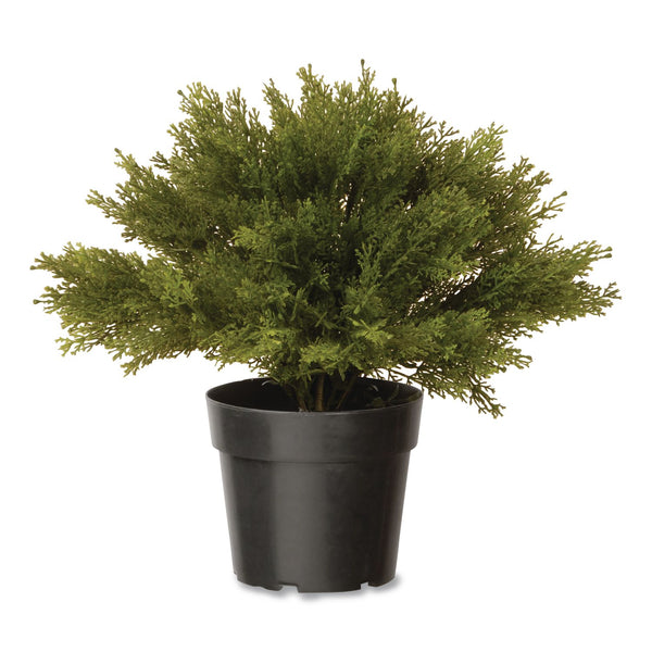 National Tree Company® Artificial Globe Juniper, 15" x 15" x 15", Green Plant, Green Pot (NTTLCB4151) Each