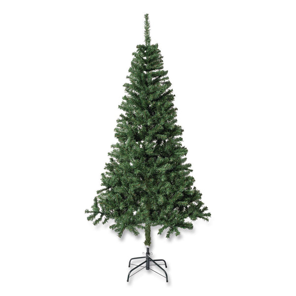 National Tree Company® Linden Spruce Tree, 37" x 37" x 72", Green Tree, Green Tree Stand (NTTLIN850060) Each