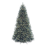 National Tree Company® Pre-Lit North Valley Spruce Blue Tree, 42" x 42" x 78", Blue Tree, Green Tree Stand (NTTNRVB730665) Each