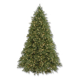 National Tree Company® Pre-Lit Grande Fir Pencil Slim Tree, 78" x 78" x 108", Green Tree, Green Tree Stand (NTTPEJF130090) Each
