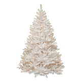 National Tree Company® Pre-Lit Winchester Pine Tree, 52" x 52" x 78", White Tree, White Tree Stand (NTTWCHW730065) Each