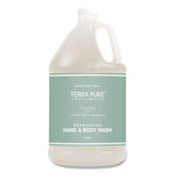 Diversified Hospitality Solutions Terra Pure Body Wash Gallon, Green Tea Lemongrass Scent, 1 gal Bottle (DHS002294EA) Each