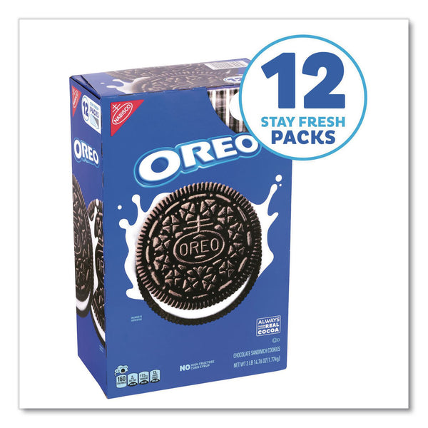 Nabisco® Cookies, Chocolate, 12 Individually Wrapped Sleeves, 3 lb 14.67 oz Box, 1 Box/Carton (GRR22002637) Each