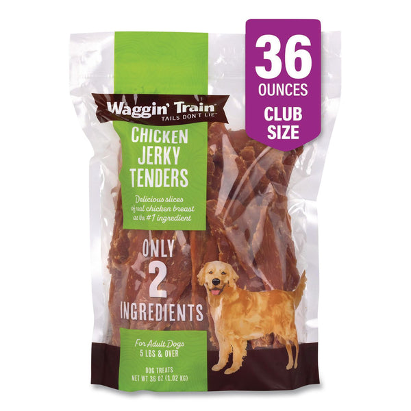 Waggin Train® Chicken Jerky Tenders, Chicken, 36 oz Bag (GRR22002664) Each