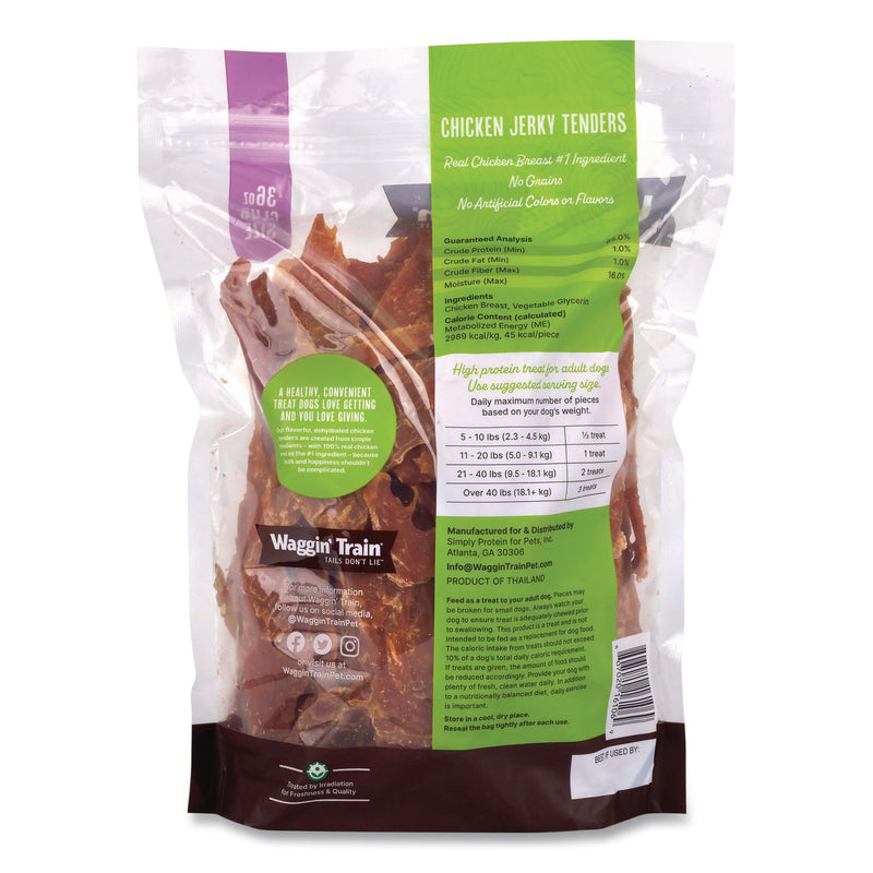 Waggin Train® Chicken Jerky Tenders, Chicken, 36 oz Bag (GRR22002664) Each