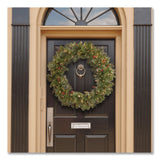 National Tree Company® Pre-Lit Crestwood Spruce Wreath, AC Powered, Clear Incandescent Lights, 36" Diameter x 5"h, Green (NTTCW730636W1) Each