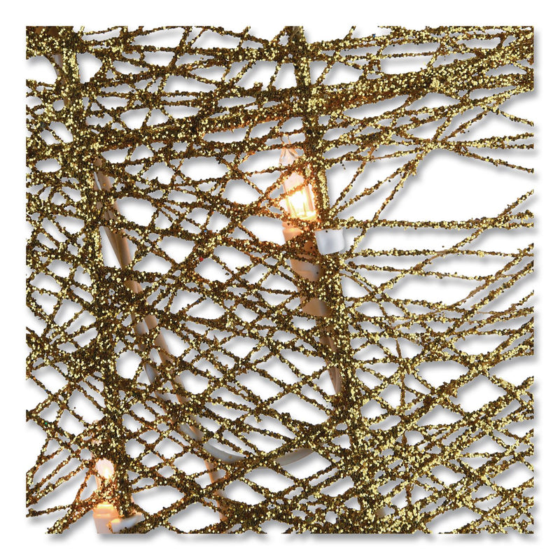 National Tree Company® Silver Angel Decor, AC Powered, Cool White LED Lights, 24" x 30 "x 48", Silver (NTTDF070005U) Each