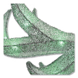 National Tree Company® Mesh Glittered Deer Family, AC Powered, Blue/Green/Red/Yellow LED Lights, 27" x 8.5" x 60", White (NTTDF340001LR) Each
