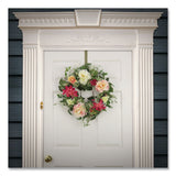 National Tree Company® Mixed Garden Flowers Spring Wreath, 22" Diameter x 5"h, Pink (NTTDL8765F22217) Each