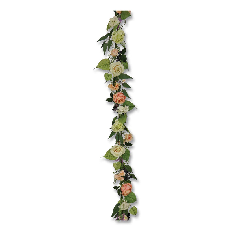 National Tree Company® Rose and Lavender Spring Garland, 72" Long, Pink (NTTDS69S21G7504) Each