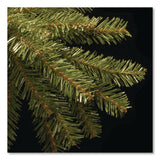 National Tree Company® Pre-Lit Dunhill Fir Tree, 66" x 66" x 108", 900 Clear Lights, Green Tree, Green Tree Stand (NTTDUH90LO) Each