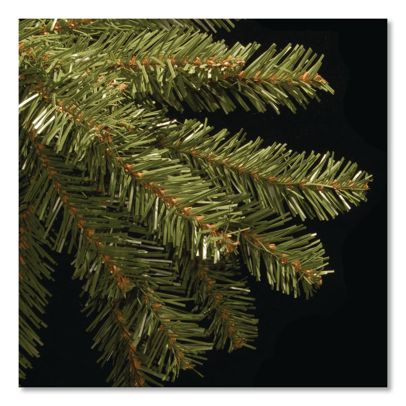 National Tree Company® Pre-Lit Dunhill Fir Tree, 66" x 66" x 108", 900 Clear Lights, Green Tree, Green Tree Stand (NTTDUH90LO) Each