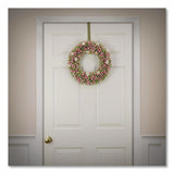National Tree Company® Spring Pink Floral Wreath, 18" x 18" x 3.93", Pink (NTTEG79C0055181) Each
