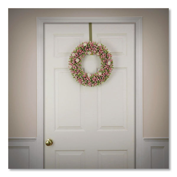 National Tree Company® Spring Pink Floral Wreath, 18" x 18" x 3.93", Pink (NTTEG79C0055181) Each