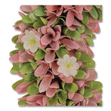 National Tree Company® Spring Pink Floral Wreath, 18" x 18" x 3.93", Pink (NTTEG79C0055181) Each