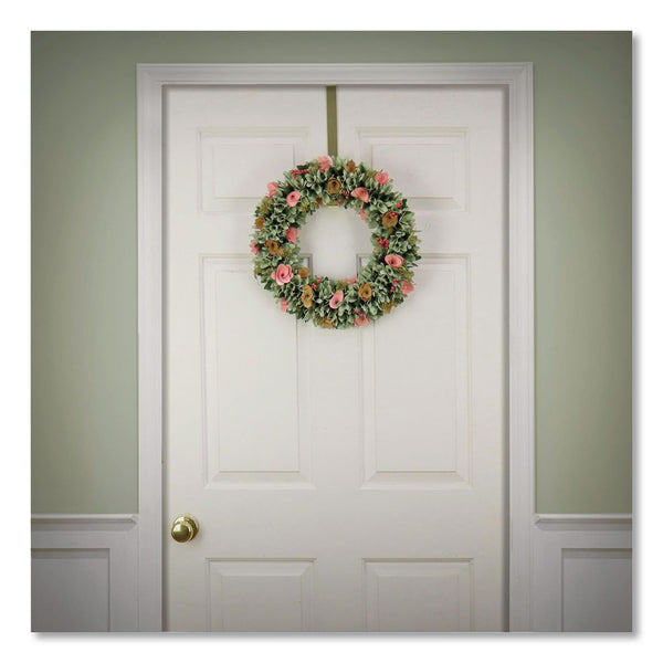National Tree Company® Spring Pastel Floral Wreath, 18" x 18" x 3.93", Assorted Colors (NTTEG79C0121181) Each