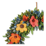 National Tree Company® Spring Wreath, 18.1" x 18.1" x 3.9", Assorted Colors (NTTEG7919B01231) Each