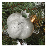 National Tree Company® Pre-Lit Glittery Pine Pomegranate Garland, AC Powered, Clear Incandescent Lights, 108" Long, Green (NTTGTP13029B1) Each