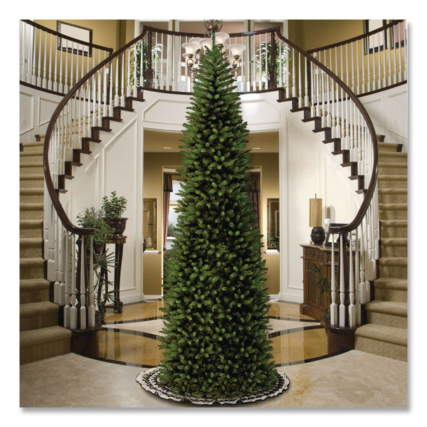 National Tree Company® Kingswood Fir Pencil Tree, 54" x 54" x 168", Green Tree, Green Tree Stand (NTTKW7500140) Each
