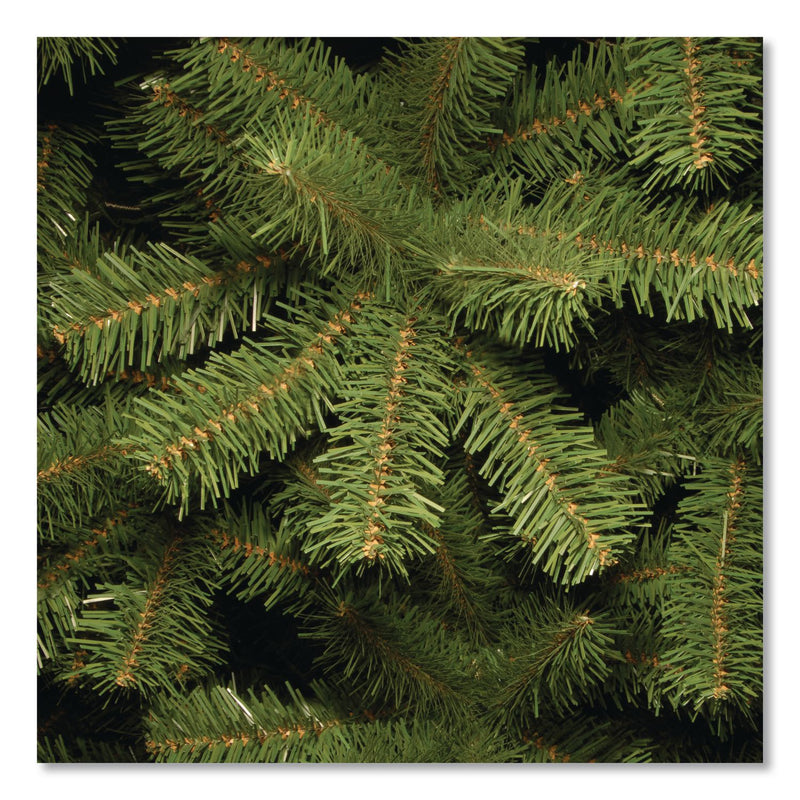 National Tree Company® North Valley Spruce Pencil Slim Tree, 32" x 32" x 90", Green Tree, Green Tree Stand (NTTNRV750575) Each