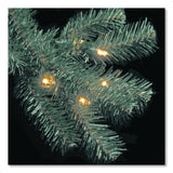 National Tree Company® Pre-Lit North Valley Spruce Blue Tree, 42" x 42" x 78", Blue Tree, Green Tree Stand (NTTNRVB730665) Each
