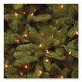 National Tree Company® Pre-Lit Grande Fir Medium Tree, 50" x 50" x 90", Green Tree, Green Tree Stand (NTTPEGF430775) Each