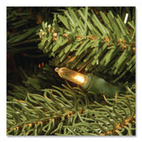 National Tree Company® Pre-Lit Jersey Fraser Fir Medium Tree, 48" x 48" x 78", Green Tree, Green Tree Stand (NTTPEJF130265) Each